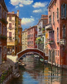 Venice Modern Painting - Afternoon on the Canal